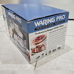 Waring Pro Silver Belgian Waffle Maker
